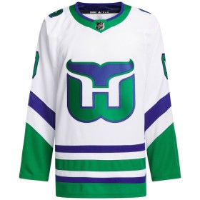 Carolina Hurricanes Hockeydrakt Custom 2023-24 Hvit Adidas Authentic - Herre